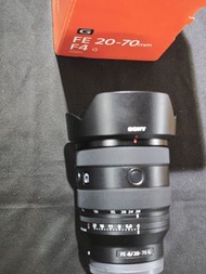 sold out 已交收完，sony 20-70/4 G FE 索尼 20mm 70mm 20 70 99%new 冇單有罩冇保 送filter 功能全正常