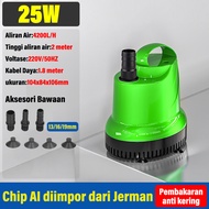 360 ° Pengisap besar☞ pompa air 25-125w Celup Aquarium pompa air akuarium 4200-9600L/H pompa air aku