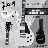 Gibson Modern Collection Les Paul Modern Studio Electric Guitar with Original Padded Bag - Worn Whit