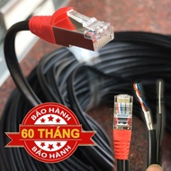 10m 20m 30m DÂY MẠNG LAN  NGOÀI TRỜI BẤM SẴN RJ45 | DÂY MẠNG NGOÀI TRỜI TAESUNG CÓ CÁP CHỊU LƯ