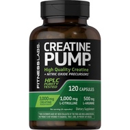 Fitness Labs Creatine Capsules | 120 Capsules | 3,000mg | Creatine Monohydrate | Pump Supplement | T