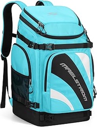 Maelstrom Ski Boot Bag，Large Ski Boot Travel Bag for Men Women，Waterproof Snowboard Boot Backpack fo