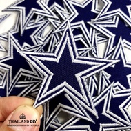 Iron-On Patch Embroidery Star Dallas Cowboys American Football NFL WOP DIY