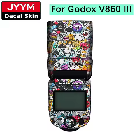 V860 III Decal Skin Vinyl Wrap Film Flash Sticker Coat For Godox V860III V860IIIC V860IIIN V860IIIS