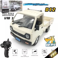 FEO WPL D12 Rc Car Drift 1:10 Isuzu Carry Drift Car Full Proportional Remote Control Truck Rc Pickup