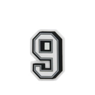 Phụ kiện Jibbitz™ Charm B&W Number 9