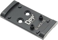 DPP Titanium Adapter Plate Compatible with Glock Gen 3 to Gen 5 17 19 Standard MOS Osight K/S/SE ——G