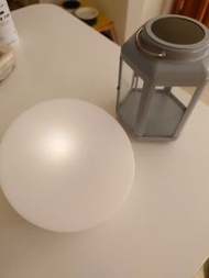 ikea 太陽能夜燈$100共2支