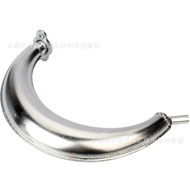 Mini Bicycle Accessories Two-Chong Engine 49CC-80CC Banana Exhaust Pipe Muffler Chimney Iron Exhaust