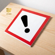 SAFETYSIGN K3 SYMBOL MATERIAL B3 - REFUSES IRRITATION + 3MM PLATE
