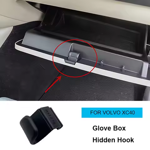 Hook For Volvo XC40 31477918 Accessories Glove Box Hidden Hook Clip for Volvo XC40 Passenger Glove B