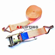 50mm 3-ton J-hook ratchet strap