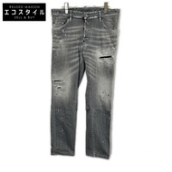 Dsquared2 S71LB1461 黑色破洞滑板牛仔褲 52碼 [二手]