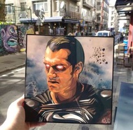 Superman 超人 /Black Suit|DC Comics - Keetatat Sitthiket Famous Popart /Pop Art - 泰國畫家畫作 - 普普風藝術 - 正版掛