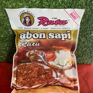 BUNLDE 3 PCS Ratu Abon Sapi 90 gr / Beef Floss Ratu / Meat Floss / Dried Snacks Meat Floss Ratu