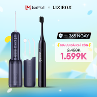 Combo Máy Tăm Nước 2 Bình Thay Halio UltraClean Và Bàn Chải Điện 5 Chế Độ Halio Sonic Chăm Răng Trắn