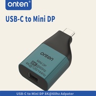 ONTEN/ONTEN TYPE-C to Mini DP Female Port 8K @ 60hz HD Adapter