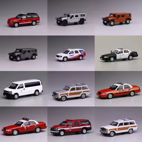 596 Model 1:64 Suburban H1 Express Van Wagner Victoria Crown Multiple alloy car models