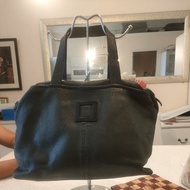 Rouge and lounge 2 way leather bag with silver hardwares preloved