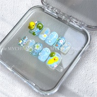 <C11> Nailbox super cute capcap yellow duck design - for summer