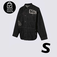 เสื้อVANS DENIM CLASSIC LOGO JKT BLACK DENIM สินค้ามีประกันแท้
