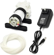 Gikfun R385 Mini Aquarium Pump Fish Tank Motor with 12V 1A US Plug and 1m Tube for Diaphragm Pump Wa