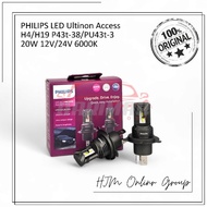 Philips Ultinon Access LED H4 H19 20W 6000K - Car Light Bulb