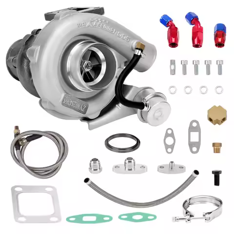Oil Cooled + T3 Turbo Turbocharger Kit For 4.2 L TD42 Engine