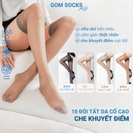 GOM SOCKS women's thigh SOCKS, high quality, soft, stretchy poly fiber material, durable, deodorant 