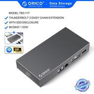 ORICO Thunderbolt 3 Dock USB C Docking Station 15 in 1 Docking Station for USB-C Laptop, Single 8K &