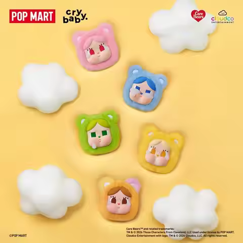 Genuine in Stock POP MART Crybaby Care Bears Series Mini Bag Blind Box Ornament Gift