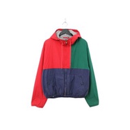 Back to Green-秋冬外套 POLO 拼接撞色連帽外套 c-05/vintage