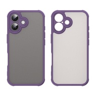 Matte Casing For iPhone 17 Air/Pro Max 16 15 Pro Max/Plus 16e iphone 15 16 17 pro max i16 i15 i17 pr