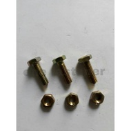 8x15 yellow bolt nut 12 bolt bolt and nut