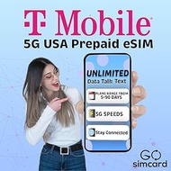 T-Mobile eSIM USA 1 Month | 5G/4G LTE Unlimited High Speed Data/Calls/Texts (US Mainland/Hawaii) Pre