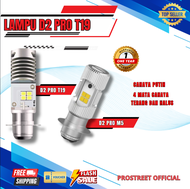 BOHLAM LED LAMPU DEPAN MOTOR  LED D2 PRO T19 AC/DC PUTIH BEAT FI ESP STREET POP MIO M3 Z 125 VARIO 1