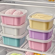 GOG 350/650ML Ice Cream Storage Tub Reusable Ice Cream Box Container Mold With Lid Kitchen Refrigera