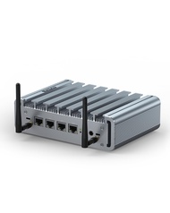 VENOEN Fanless N100 Mini PC 2.5Gbe 4 LAN Port, Firewall Appliance Router PC, i225 NICs, Alder Lake, 