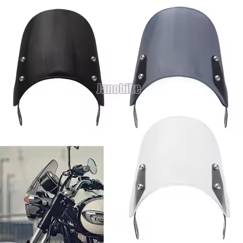 Windscreens Pare-brise For Triumph Bonneville T 100/120 T100 T120 2001-2017 2015 2016 17 Wind Deflec