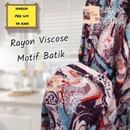 Viscose Rayon Fabric With Batik Motif