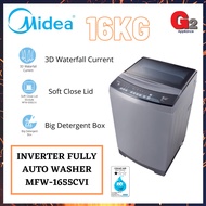 Midea (READY STOCK) Inverter Fully Auto Washing Machine 16kg - Midea Warranty Malaysia