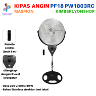 Kipas Angin Besi Power Fan 18 Inch PW1803RC Maspion