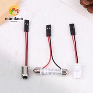 MUNDAUN Car Light Adapter, Pink Connector Wire T10 BA9S Festoon LED Bulb Adapter,  Wire Cables Unive