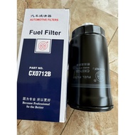 Car filter code cx0712B neck 85 internal thread 15 filter installed for truck cx 0712b