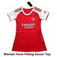World Cup Football jersey Arsenal Home Women's Fan Style Narrow-Waist Design jersey Women's slim fit