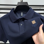 Men's Polo Shirt Embroidered Polo T-Shirt Shirt Breathable Clothes Lapel Polo Business Men's Short-S