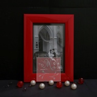 MERAH Frame / Frame / Photo Frame 4R (10x15 cm) bright red