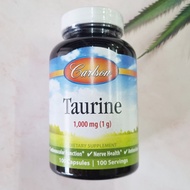 ทอรีน Taurine 1000 mg (1 g) 100 Capsules _ Carlson®