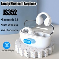 New JS352 TWS Wireless Earphone Bluetooth 5.3 Headset With Mic Touch Control True bone conduction Bluetooth headset