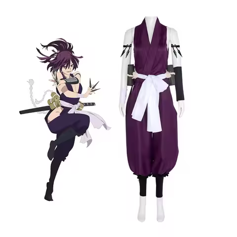 Anime Yuzuriha Cosplay Costume Purple Battle Outfits Woman Halloween Carnival Cosplay Yuzuriha Custo